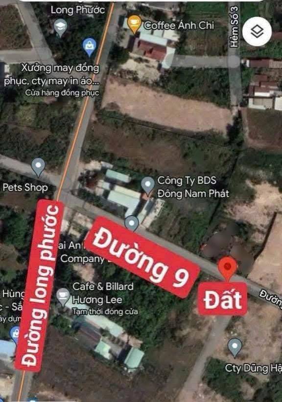 BÁN 4 NỀN ĐẤT MẶT TIỀN ĐƯỜNG 9, THỦ ĐỨC, NGAY CẠNH KTX ĐẠI HỌC LUẬT